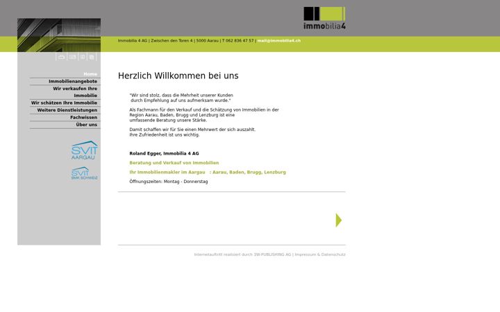 Screenshot of immobilia4.ch