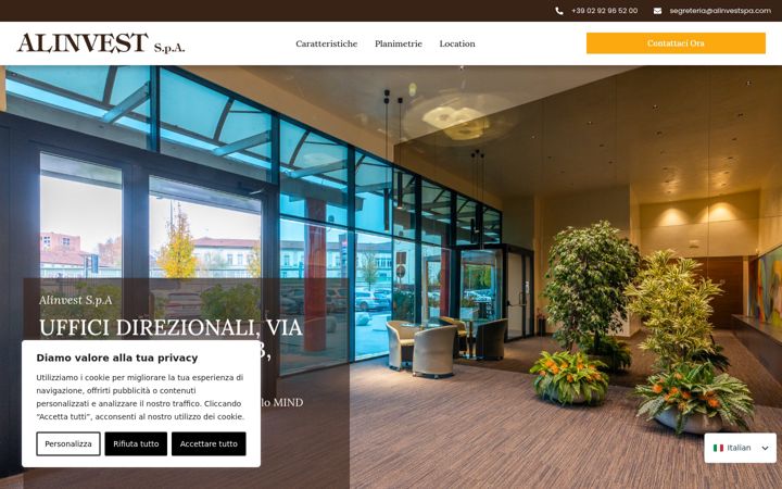 Screenshot of immobilialinvest.com