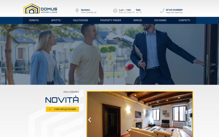 Screenshot of immobiliare-domus.com