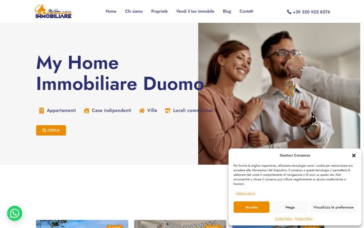 Screenshot of immobiliare-duomo.it