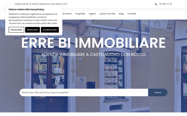 Screenshot of immobiliare-rb.com