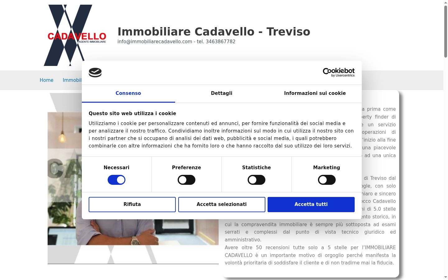 Screenshot van de toestemmingsbanner zoals getoond vóór enige interactie