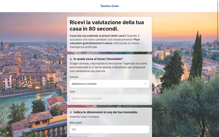 Screenshot of immobiliarecastellovalutazioni.com
