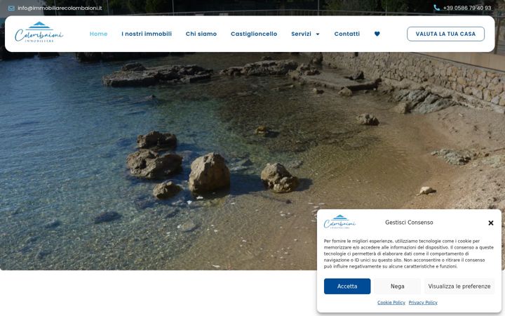 Screenshot of immobiliarecolombaioni.it