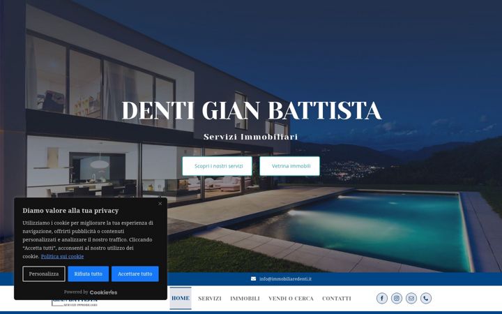 Ekrano kopija immobiliaredenti.it