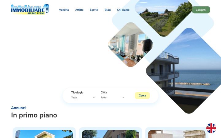 Screenshot of immobiliarefermi.it