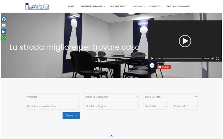 Screenshot of immobiliarefreedom.it