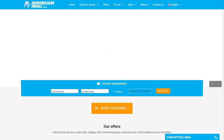 Screenshot of immobiliarefriuli.it