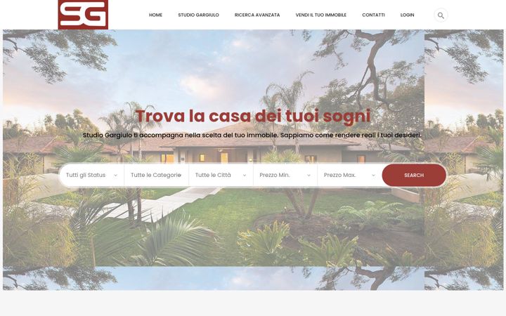 Screenshot of immobiliaregargiulo.it