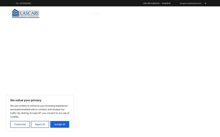 Screenshot of immobiliarelascari.it