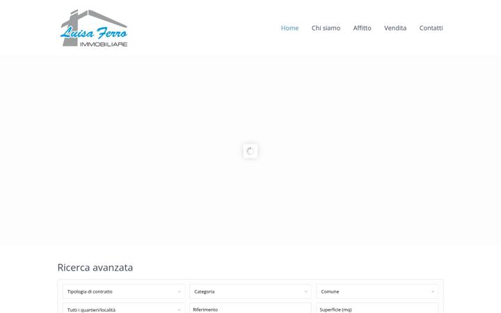 Snímek obrazovky immobiliareluisaferro.com