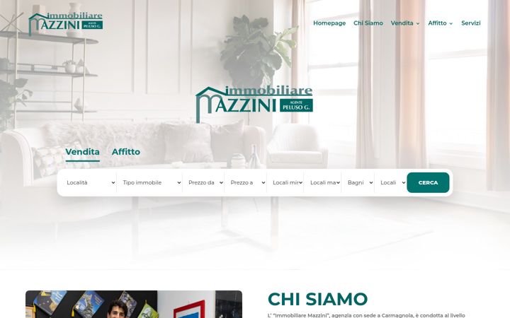 Screenshot of immobiliaremazzini.net