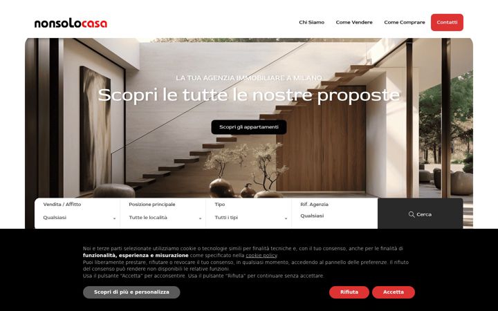 Screenshot of immobiliarenonsolocasa.it