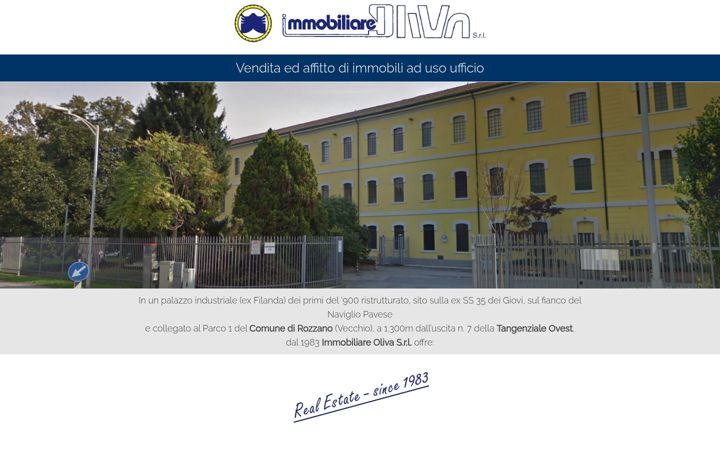 Screenshot van immobiliareoliva.com