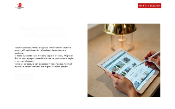Screenshot of immobiliarepappalardo.com