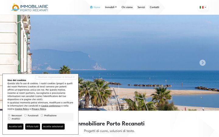 Screenshot of immobiliareportorecanati.it
