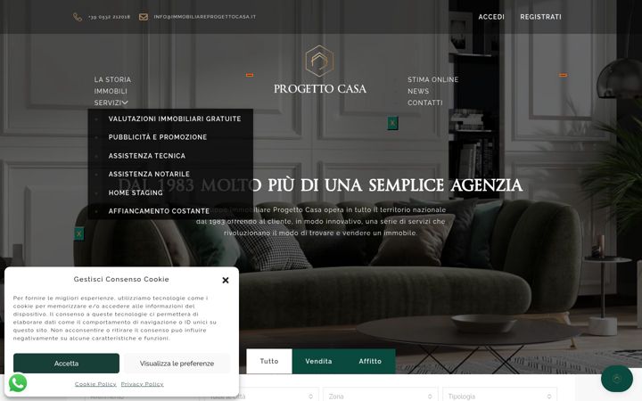 Screenshot of immobiliareprogettocasa.it