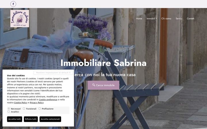 Screenshot of immobiliaresabrina.com