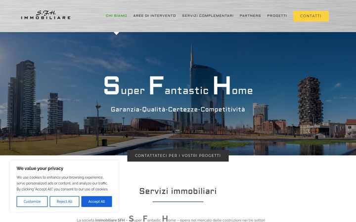 Screenshot of immobiliaresfh.it