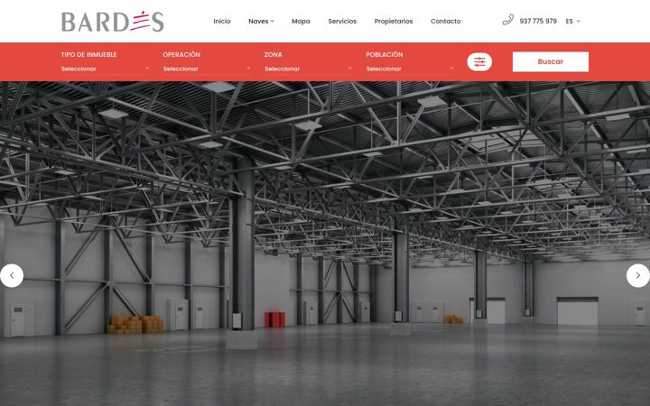 Screenshot of immobiliariabardes.com