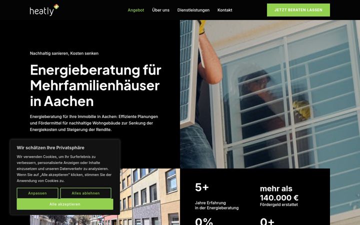Screenshot of immobilie-energieberatung.de