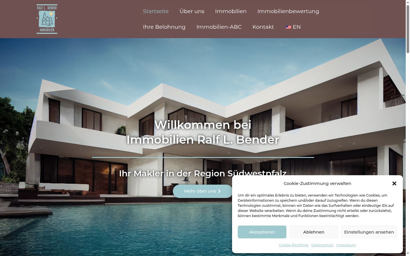 Screenshot tal-banner tal-kunsens muri qabel kwalunkwe interazzjoni