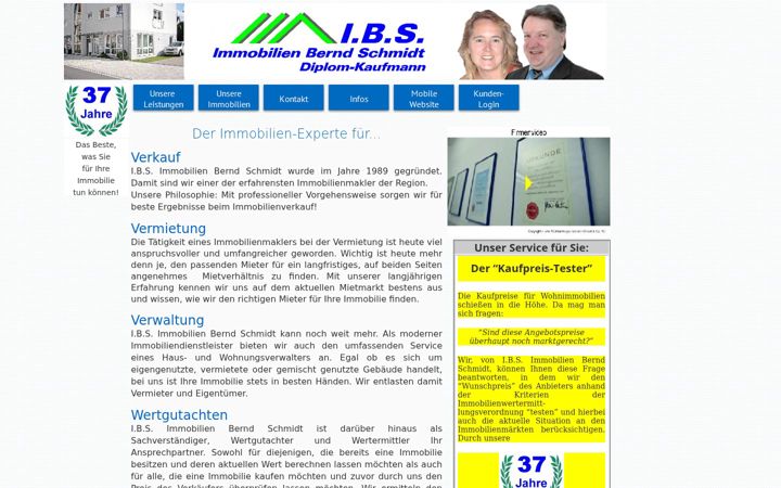Screenshot of immobilien-bernd-schmidt.com