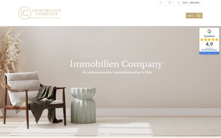 Screenshot of immobilien-company.net