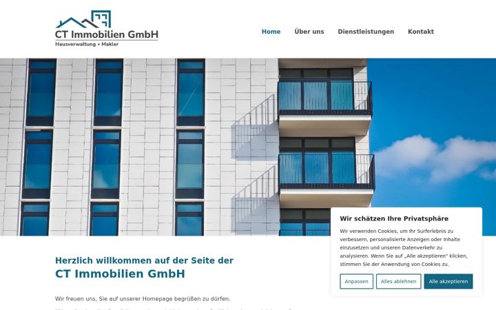 Skærmbillede af immobilien-ct.com