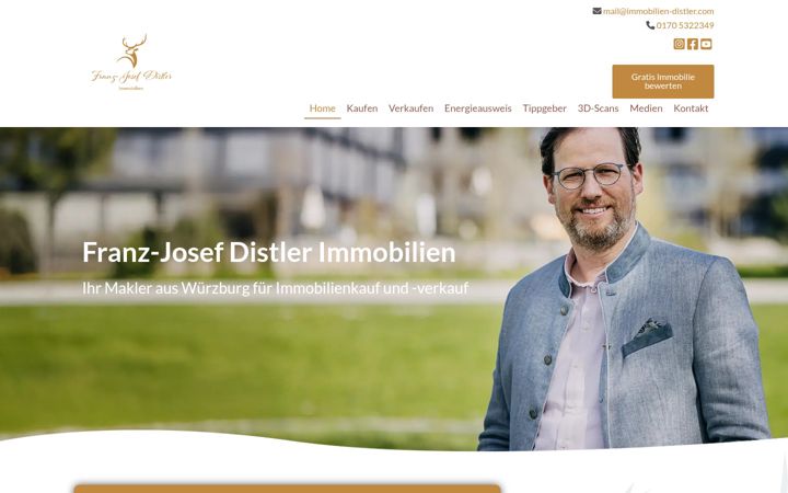 Screenshot of immobilien-distler.com
