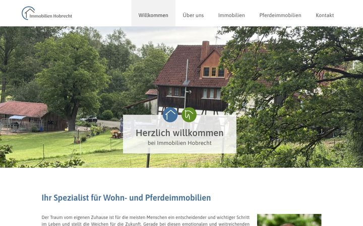 Screenshot of immobilien-hobrecht.de