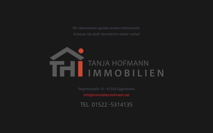 Screenshot of immobilien-hofmann.net