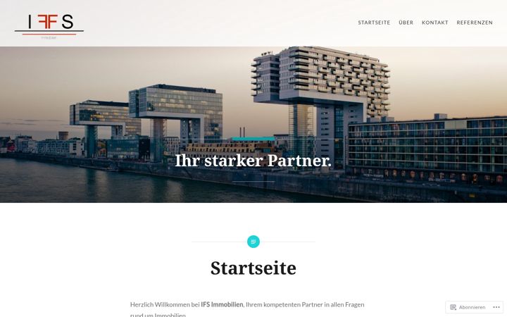 Screenshot of immobilien-ifs.com