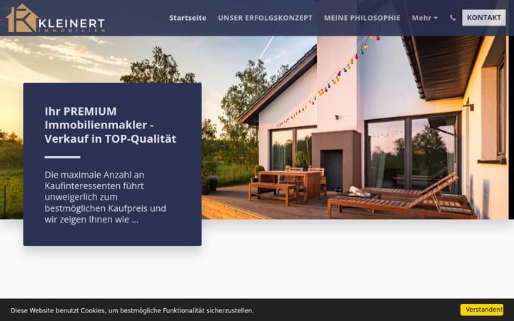 Screenshot of immobilien-kleinert.de