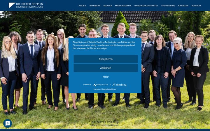 Screenshot of immobilien-kopplin.de