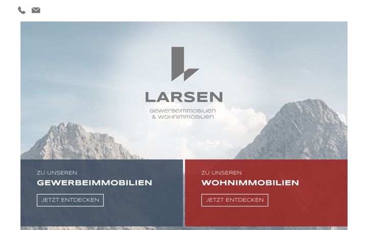 Screenshot of immobilien-larsen.de