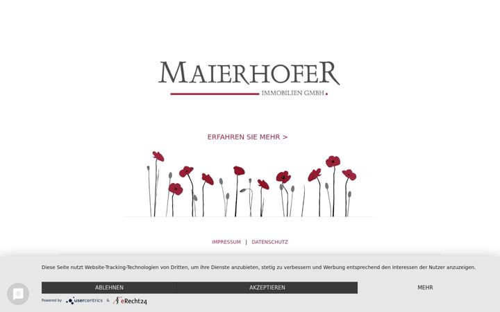 Screenshot of immobilien-maierhofer.de
