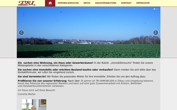 Screenshot of immobilien-marter.de