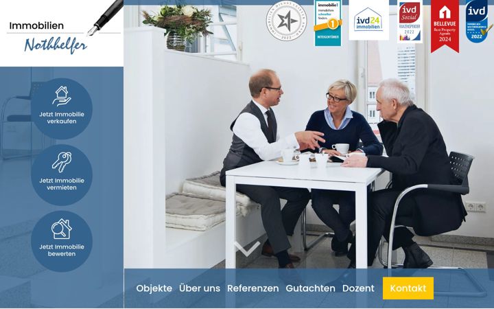 Screenshot of immobilien-nothhelfer.de
