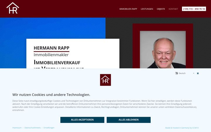 Screenshot of immobilien-rapp.de