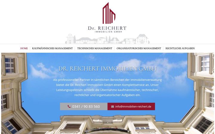 Screenshot of immobilien-reichert.de