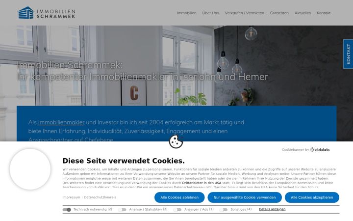 Screenshot of immobilien-schrammek.de
