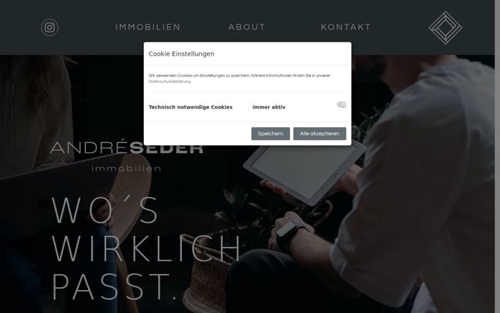 Screenshot of immobilien-seder.at