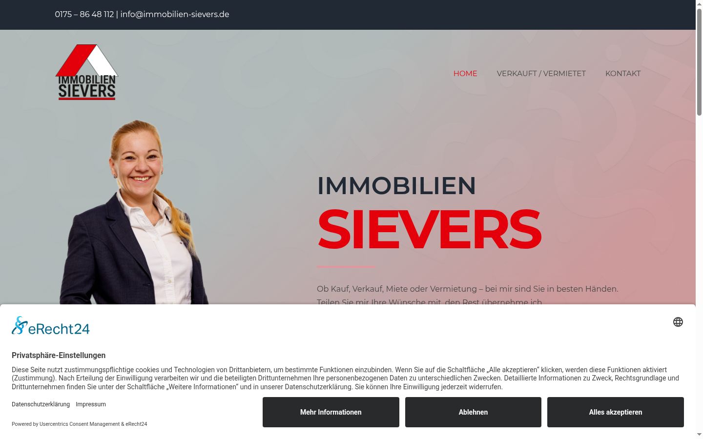 Kuvakaappaus suostumusbannerista, joka näytettiin ennen mitään vuorovaikutusta