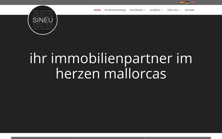 Screenshot of immobilien-sineu.com