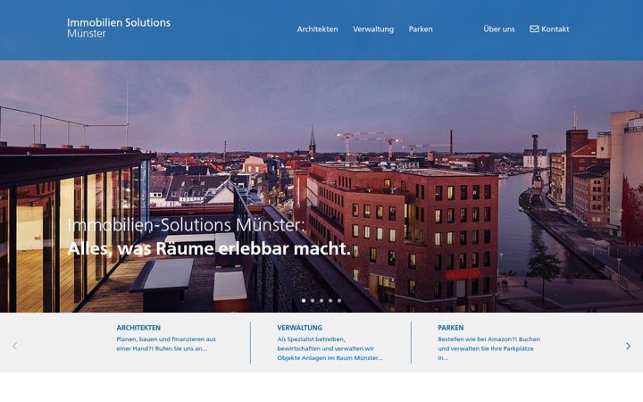 Screenshot of immobilien-solutions-muenster.de