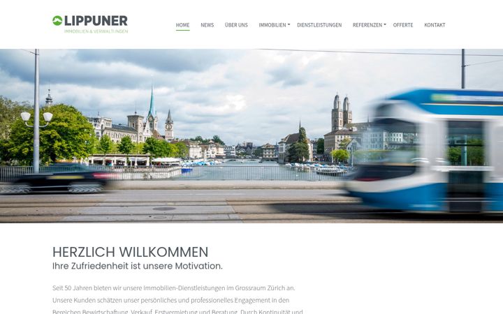 Screenshot of immobilien-verwaltung.ch