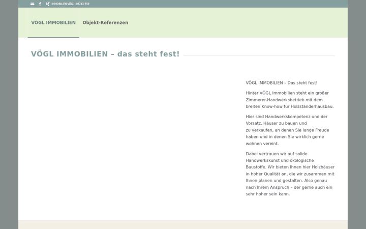 Screenshot of immobilien-voegl.de