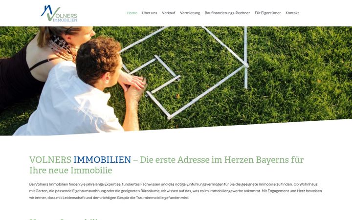 Screenshot of immobilien-volners.de