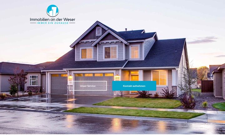 Screenshot of immobilien-weser.de